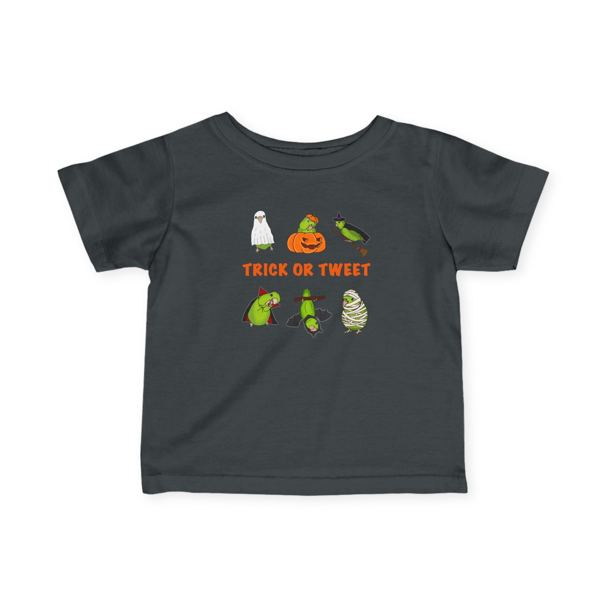 Trick or Tweet! Parrotlet : INFANT Halloween Bird tee, Spooky Season Shirt, cute baby halloween,  Gift for INFANT