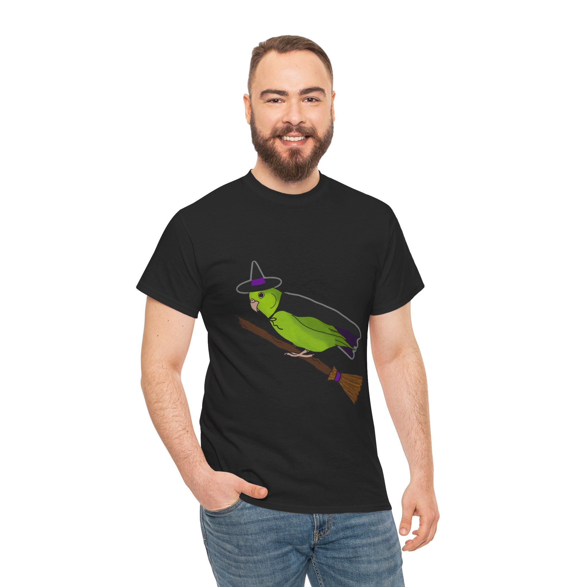 Witch Parrotlet : Halloween Bird sweatshirt, Spooky Season Shirt, Fun Bird Lover Tee, Bird Watcher, Gift for - Adults