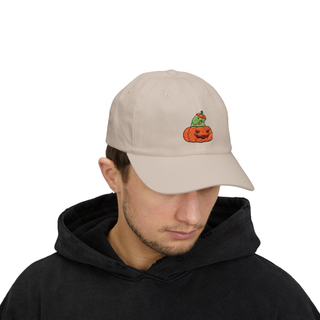 Pumpkin Bird Hat - Classic Embroidered Dad Cap