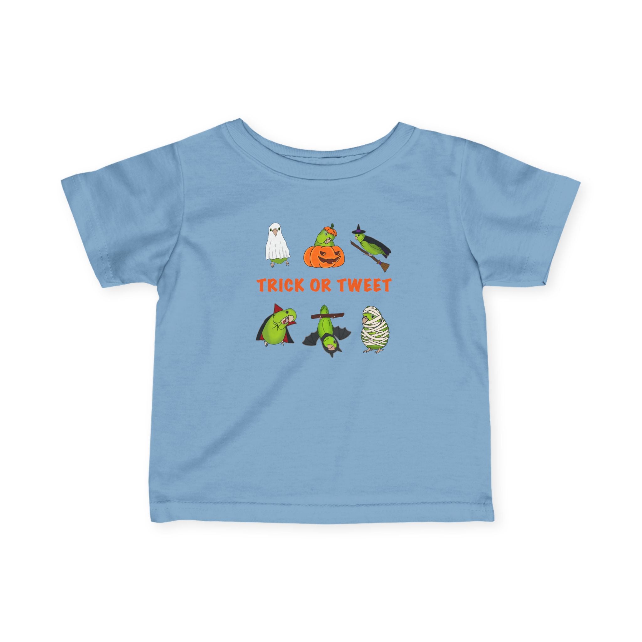 Trick or Tweet! Parrotlet : INFANT Halloween Bird tee, Spooky Season Shirt, cute baby halloween,  Gift for INFANT