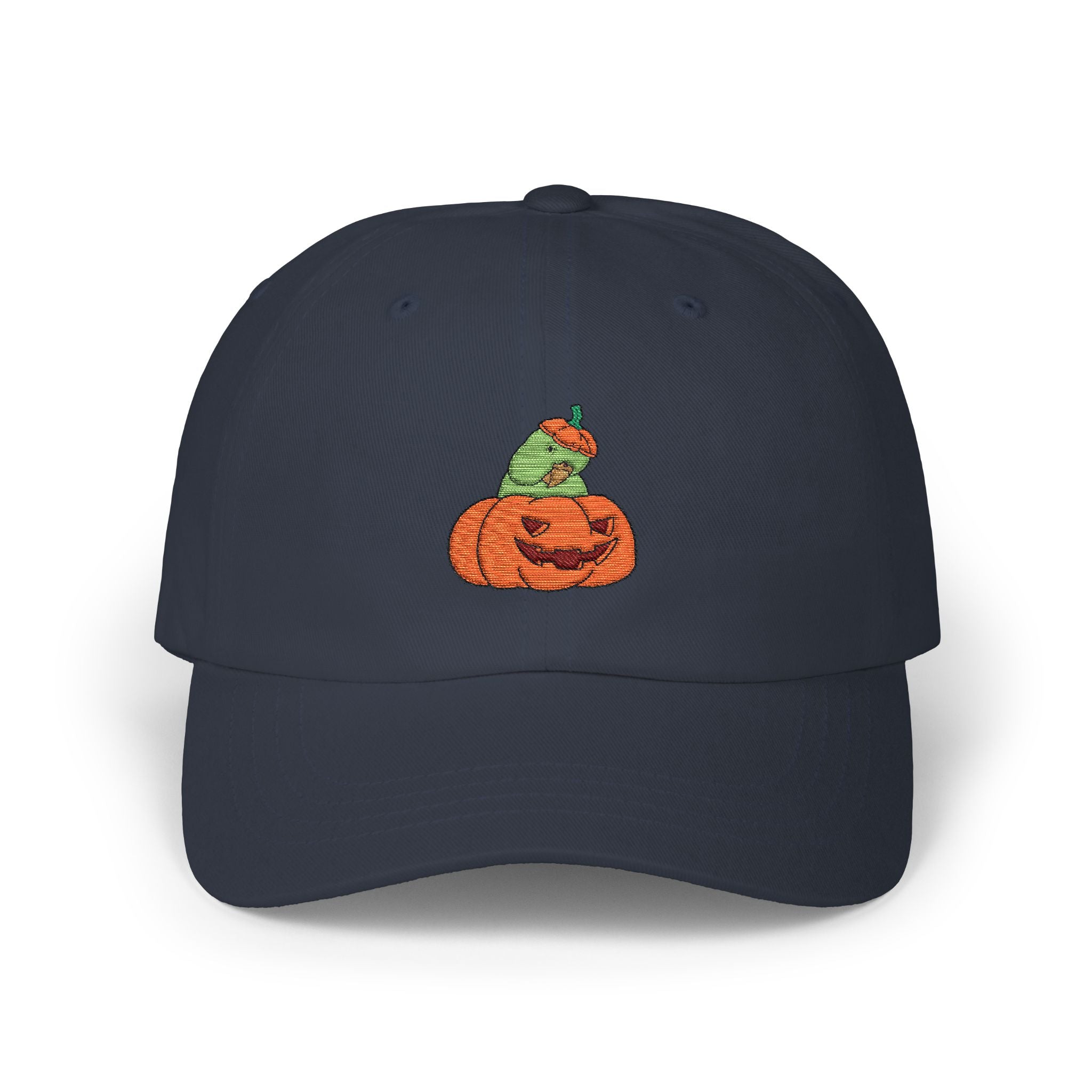 Pumpkin Bird Hat - Classic Embroidered Dad Cap