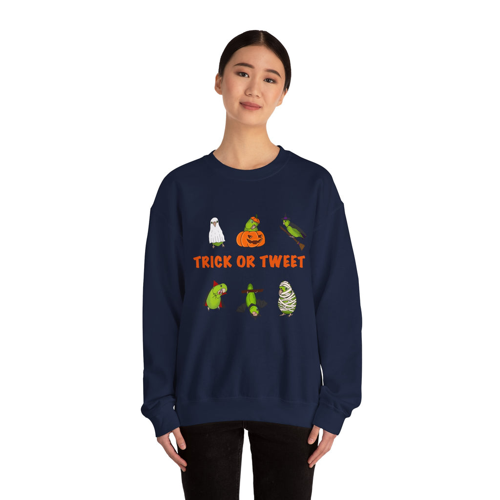 Trick or Tweet Parrotlet : Halloween Bird sweatshirt, Spooky Season Shirt, Fun Bird Lover Tee, Bird Watcher, Gift for - Adults