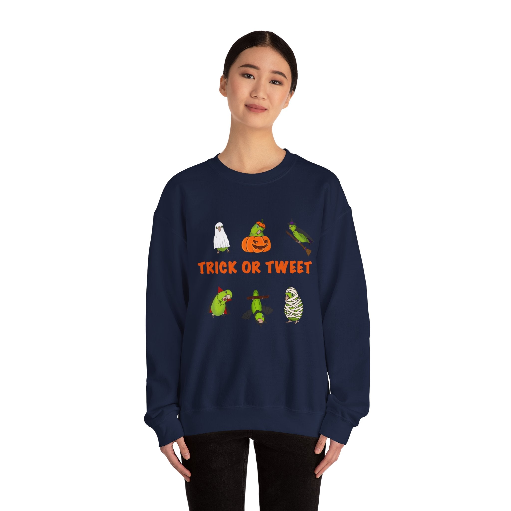 Trick or Tweet Parrotlet : Halloween Bird sweatshirt, Spooky Season Shirt, Fun Bird Lover Tee, Bird Watcher, Gift for - Adults