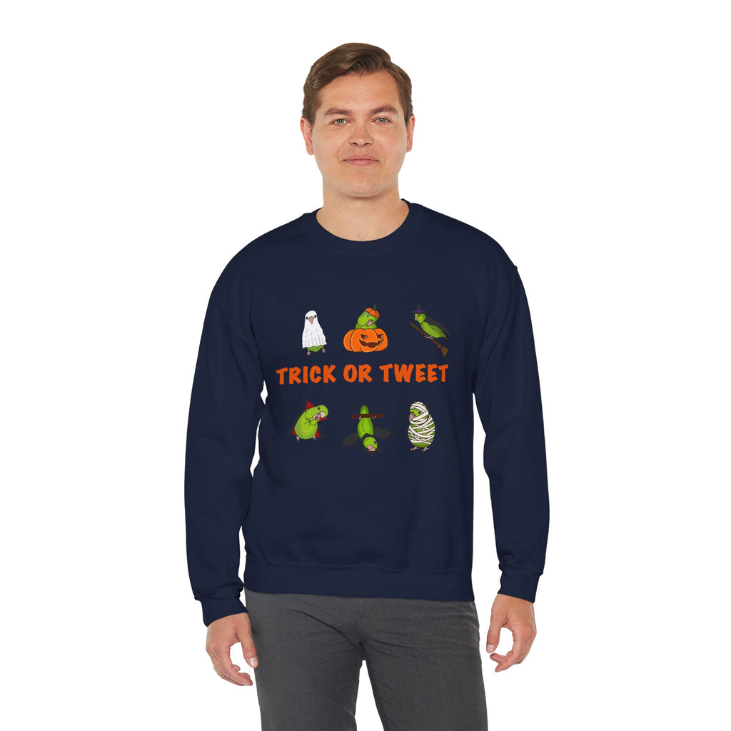 Trick or Tweet Parrotlet : Halloween Bird sweatshirt, Spooky Season Shirt, Fun Bird Lover Tee, Bird Watcher, Gift for - Adults
