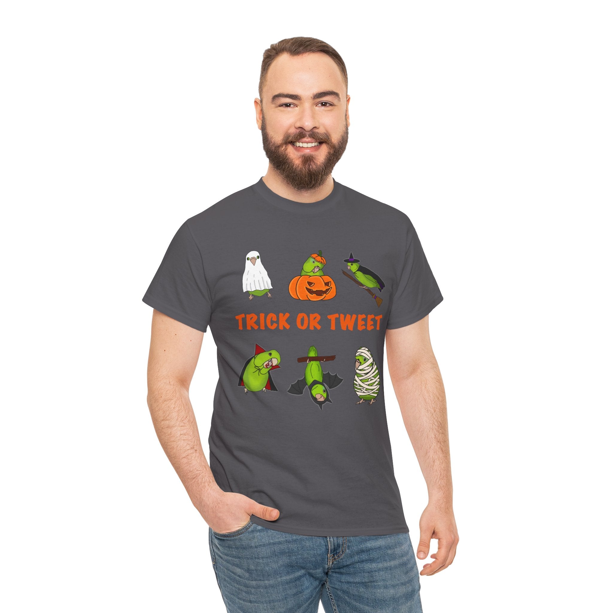 Trick or Tweet Parrotlet : Halloween Bird sweatshirt, Spooky Season Shirt, Fun Bird Lover Tee, Bird Watcher, Gift for - Adults