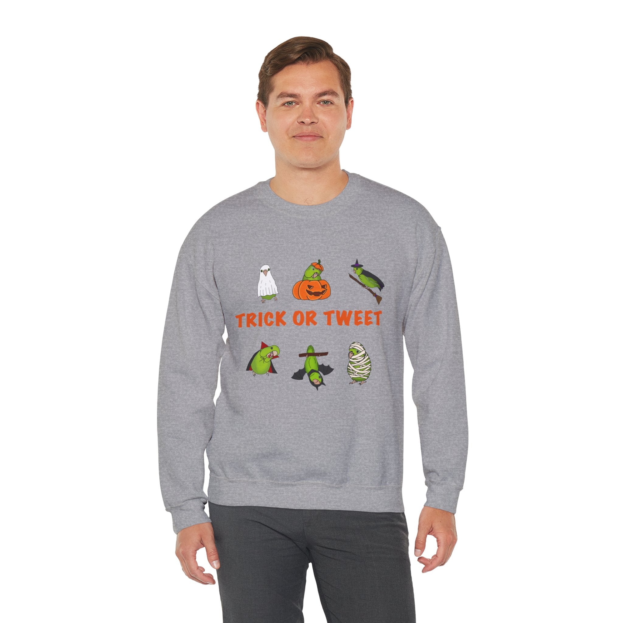 Trick or Tweet Parrotlet : Halloween Bird sweatshirt, Spooky Season Shirt, Fun Bird Lover Tee, Bird Watcher, Gift for - Adults