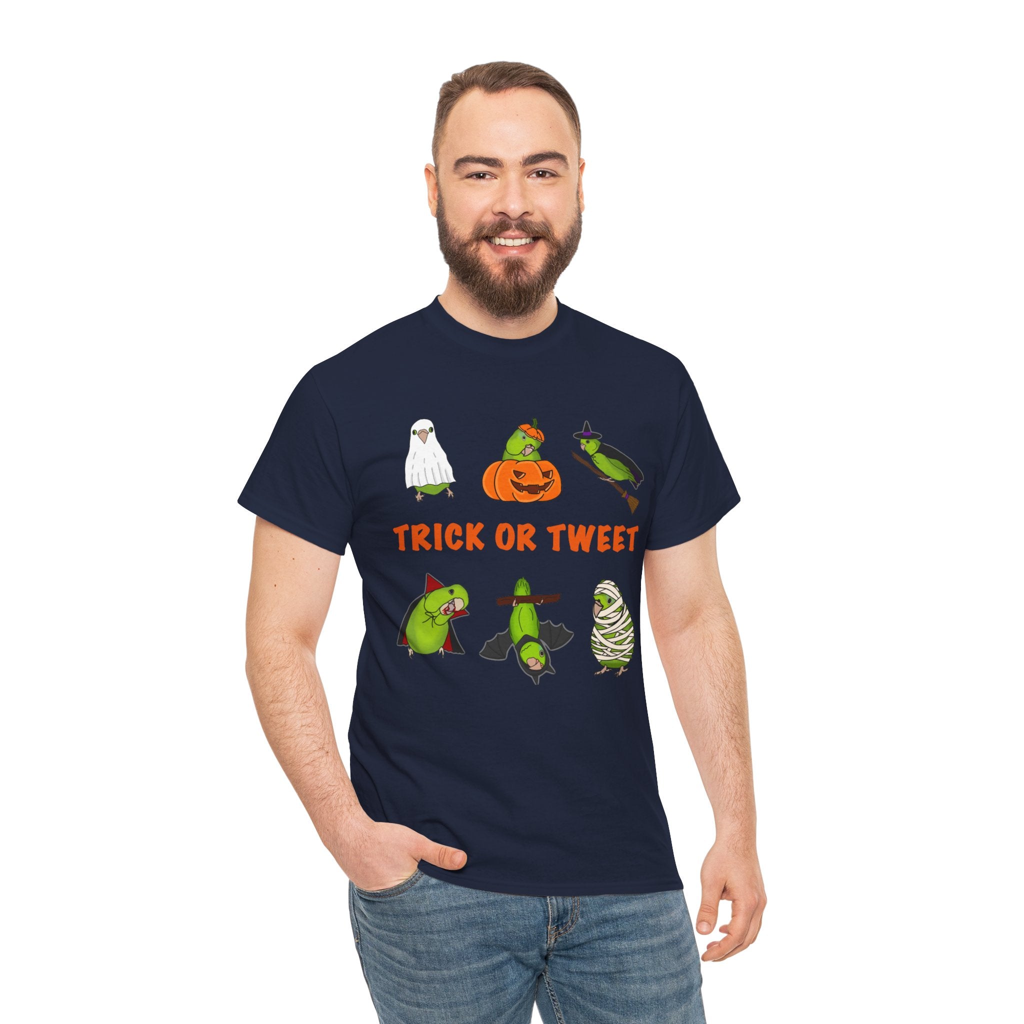 Trick or Tweet Parrotlet : Halloween Bird sweatshirt, Spooky Season Shirt, Fun Bird Lover Tee, Bird Watcher, Gift for - Adults