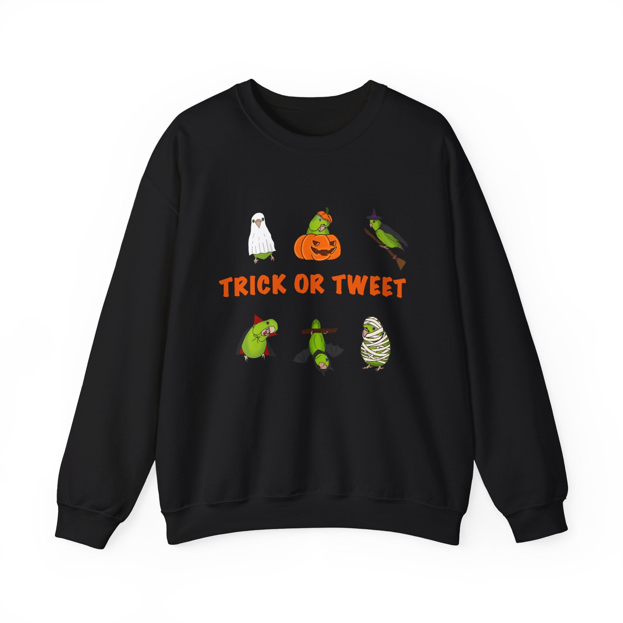 Trick or Tweet Parrotlet : Halloween Bird sweatshirt, Spooky Season Shirt, Fun Bird Lover Tee, Bird Watcher, Gift for - Adults