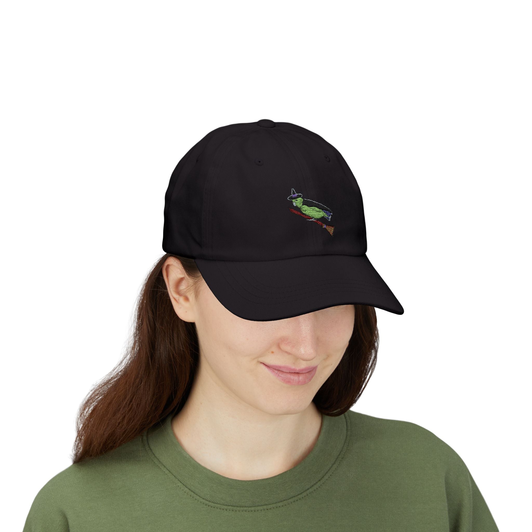 Witch Bird Hat - Classic Embroidered Dad Cap