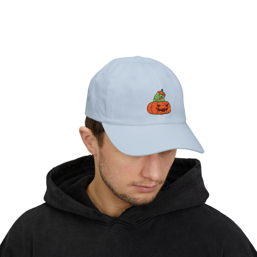 Pumpkin Bird Hat - Classic Embroidered Dad Cap