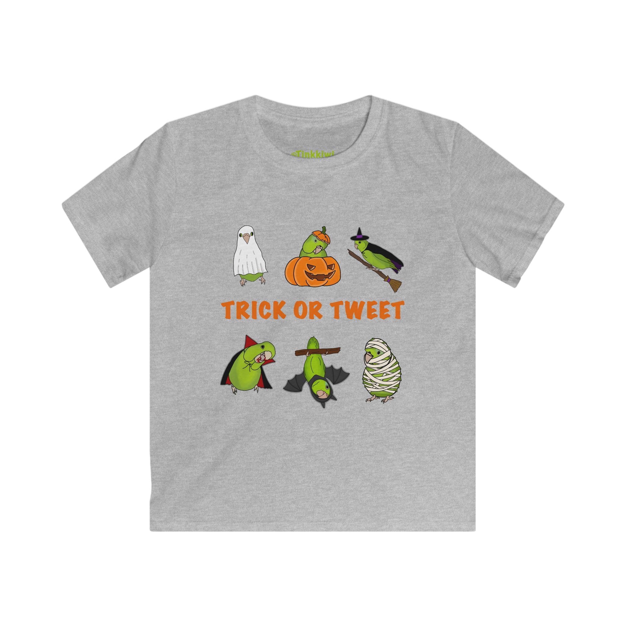 Trick or Tweet Parrotlet : KIDS Halloween Bird Shirt, Spooky Season Shirt, Fun Bird Lover Tee, Bird Watcher, Gift for - KIDS