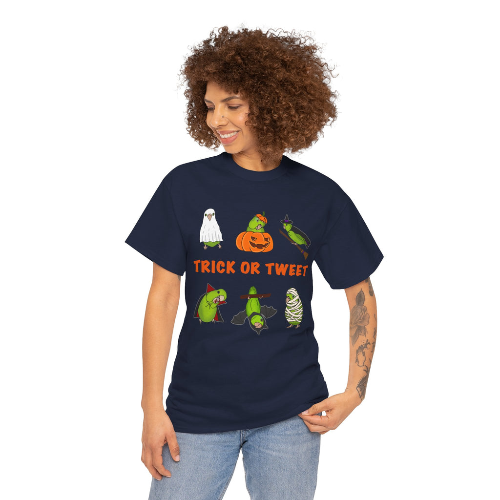 Trick or Tweet Parrotlet : Halloween Bird sweatshirt, Spooky Season Shirt, Fun Bird Lover Tee, Bird Watcher, Gift for - Adults
