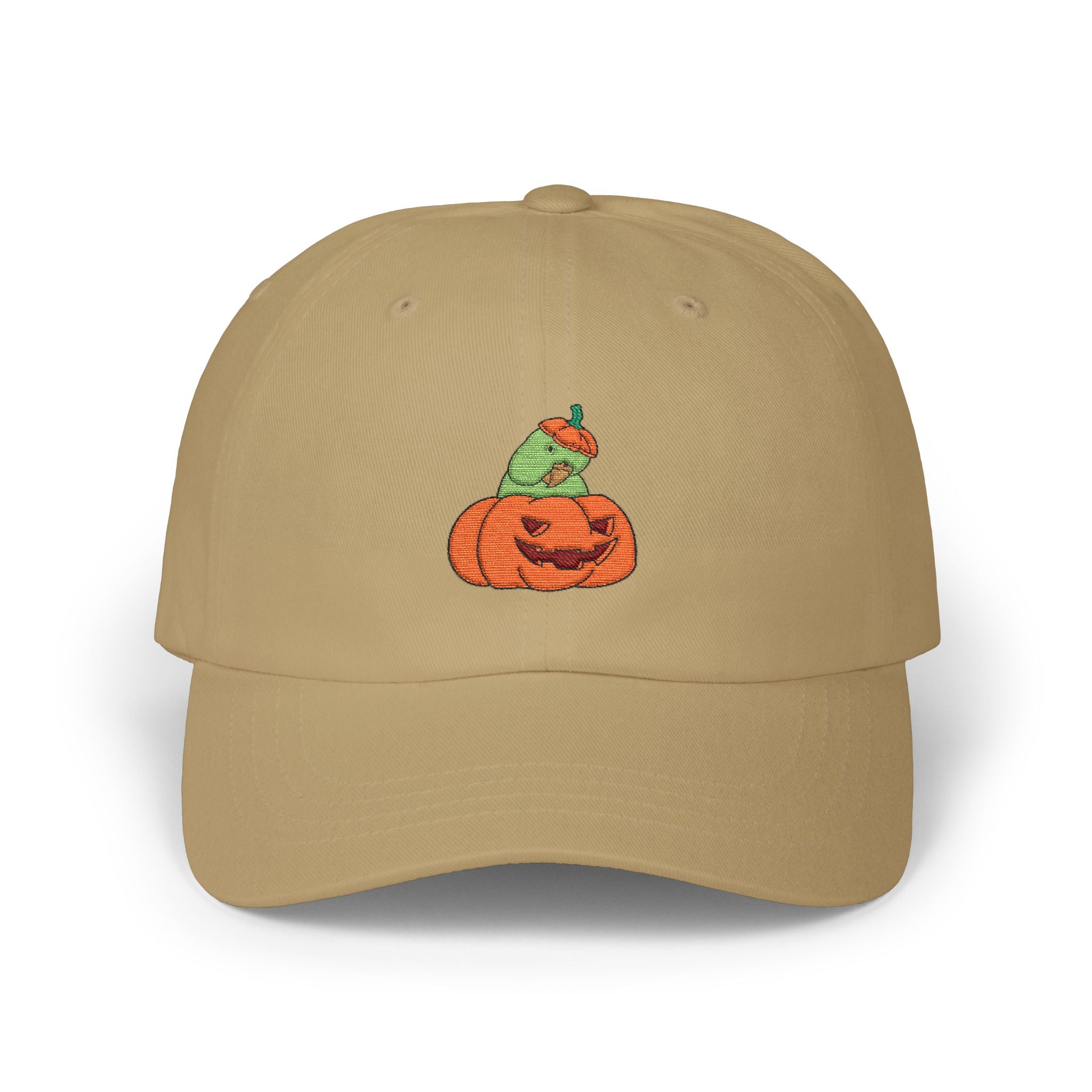 Pumpkin Bird Hat - Classic Embroidered Dad Cap