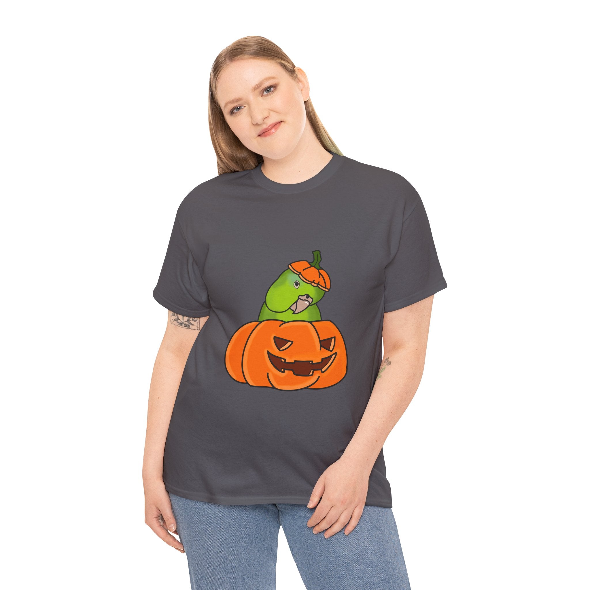 Pumpkin Parrotlet : Halloween Bird Shirt, Spooky Season Shirt, Fun Bird Lover Tee, Bird Watcher, Gift for - Adults