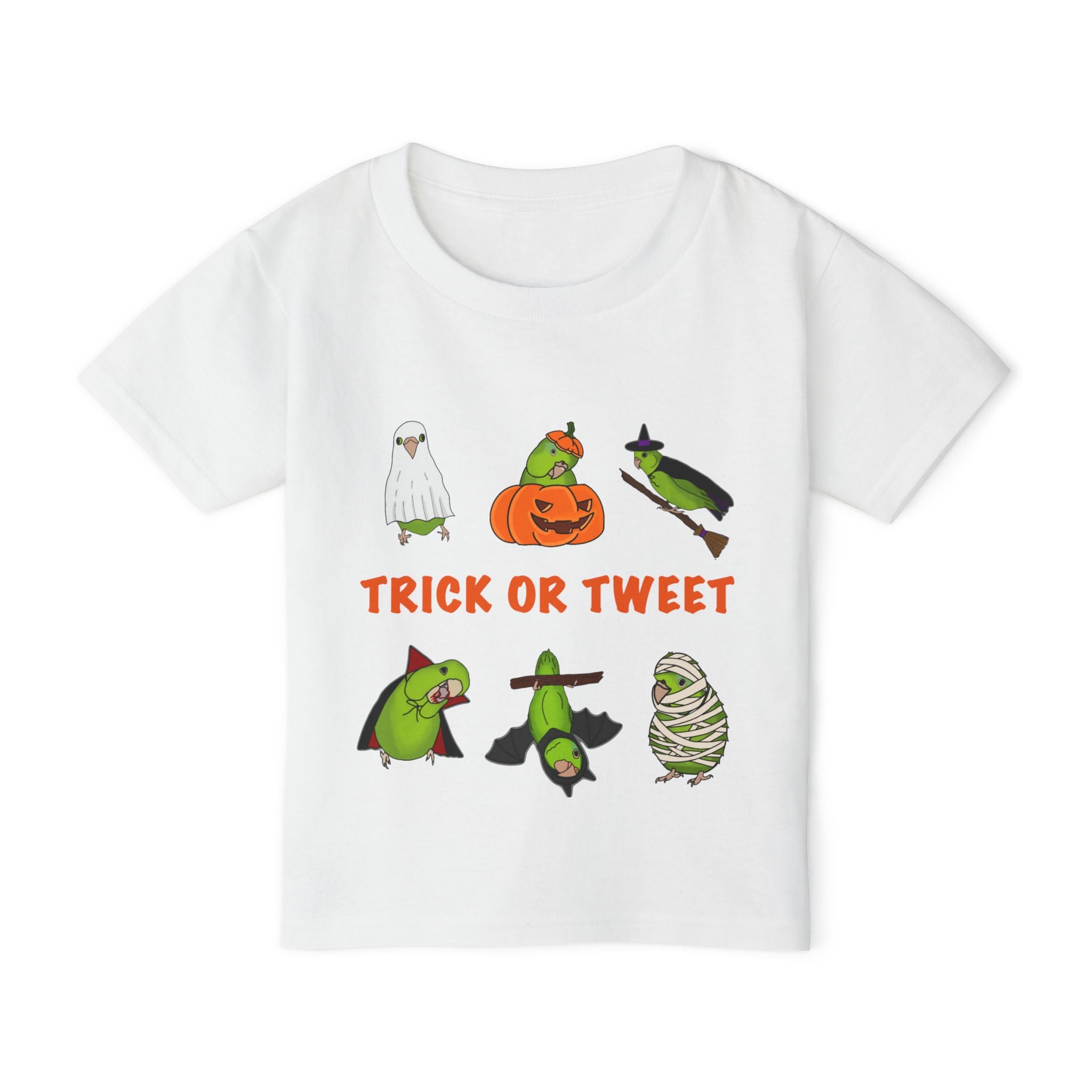 Trick or Tweet Parrotlet : TODDLER Halloween Bird Shirt, Spooky Season Shirt, Trick or Treat Shirt, Cute Halloween Apparel, Toddler Costume Top, Funny Kids Tee
