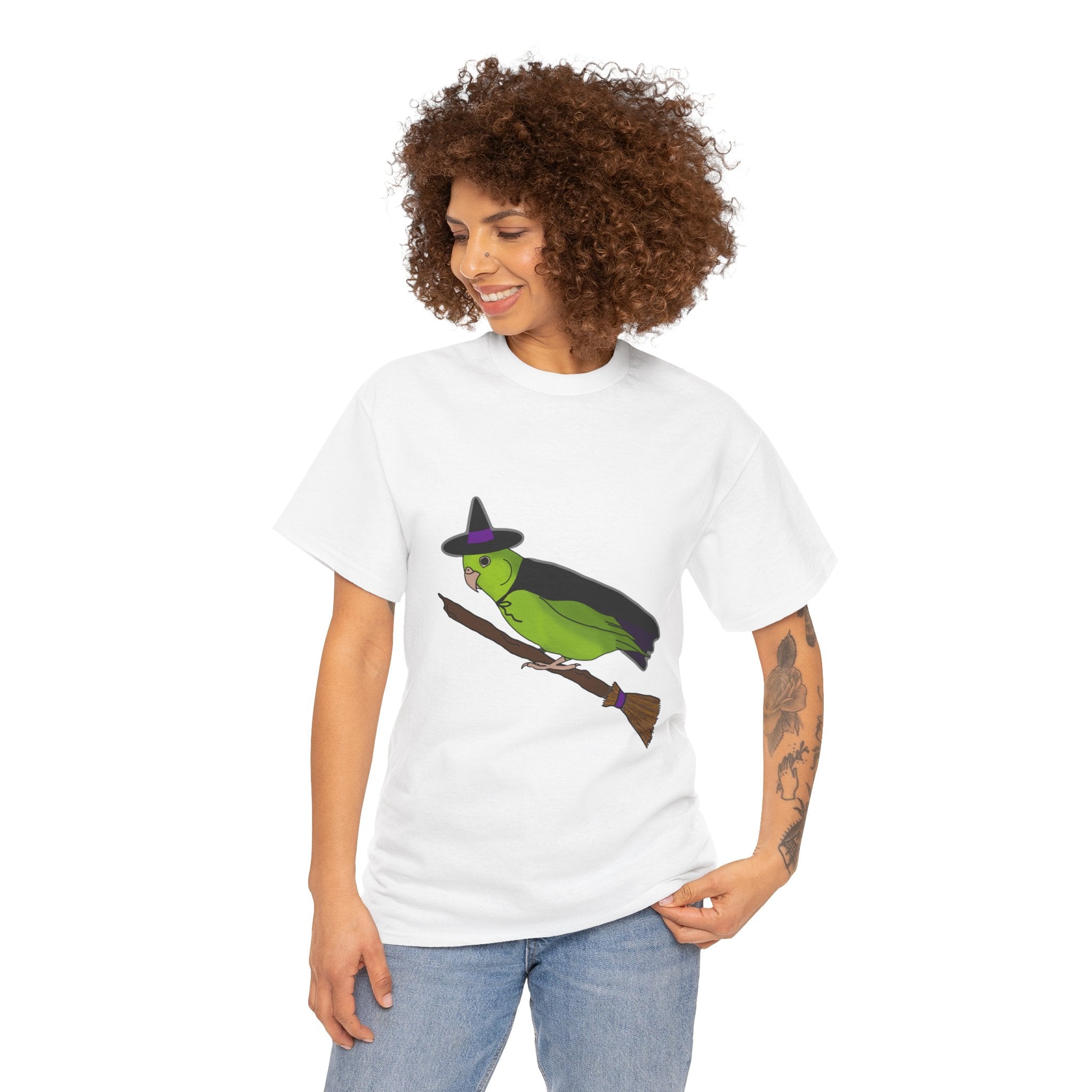 Witch Parrotlet : Halloween Bird sweatshirt, Spooky Season Shirt, Fun Bird Lover Tee, Bird Watcher, Gift for - Adults