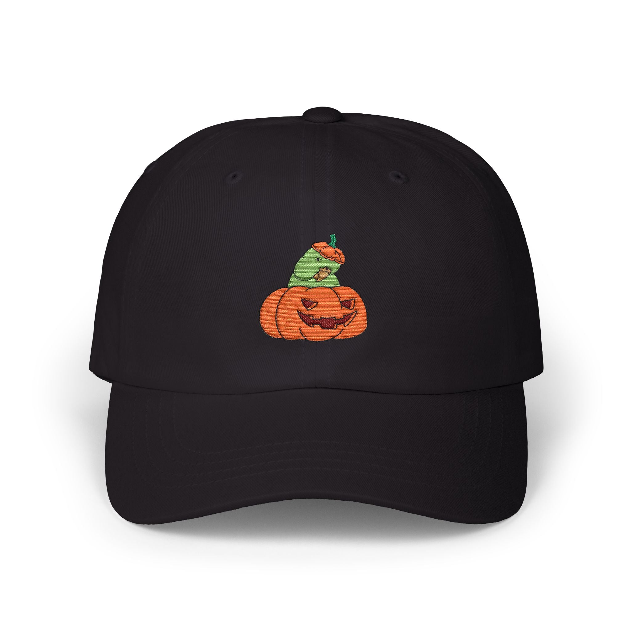 Pumpkin Bird Hat - Classic Embroidered Dad Cap