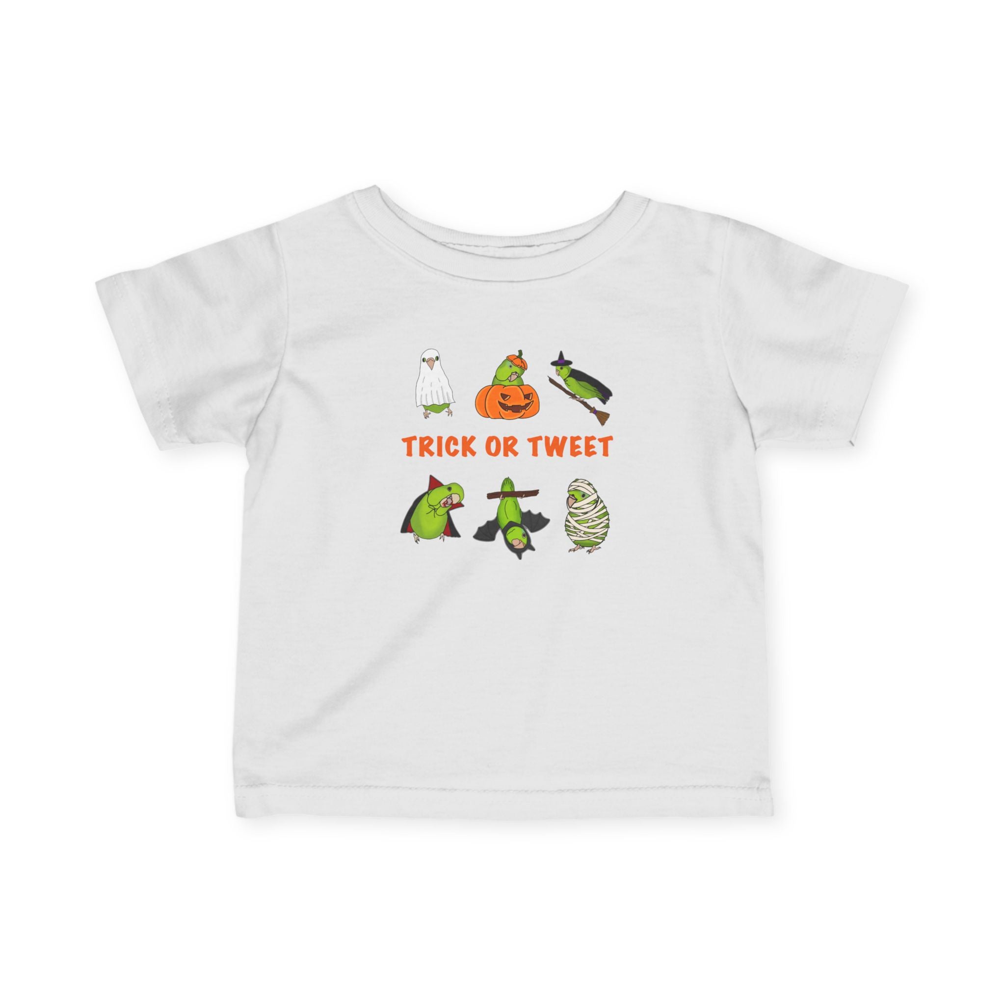 Trick or Tweet! Parrotlet : INFANT Halloween Bird tee, Spooky Season Shirt, cute baby halloween,  Gift for INFANT