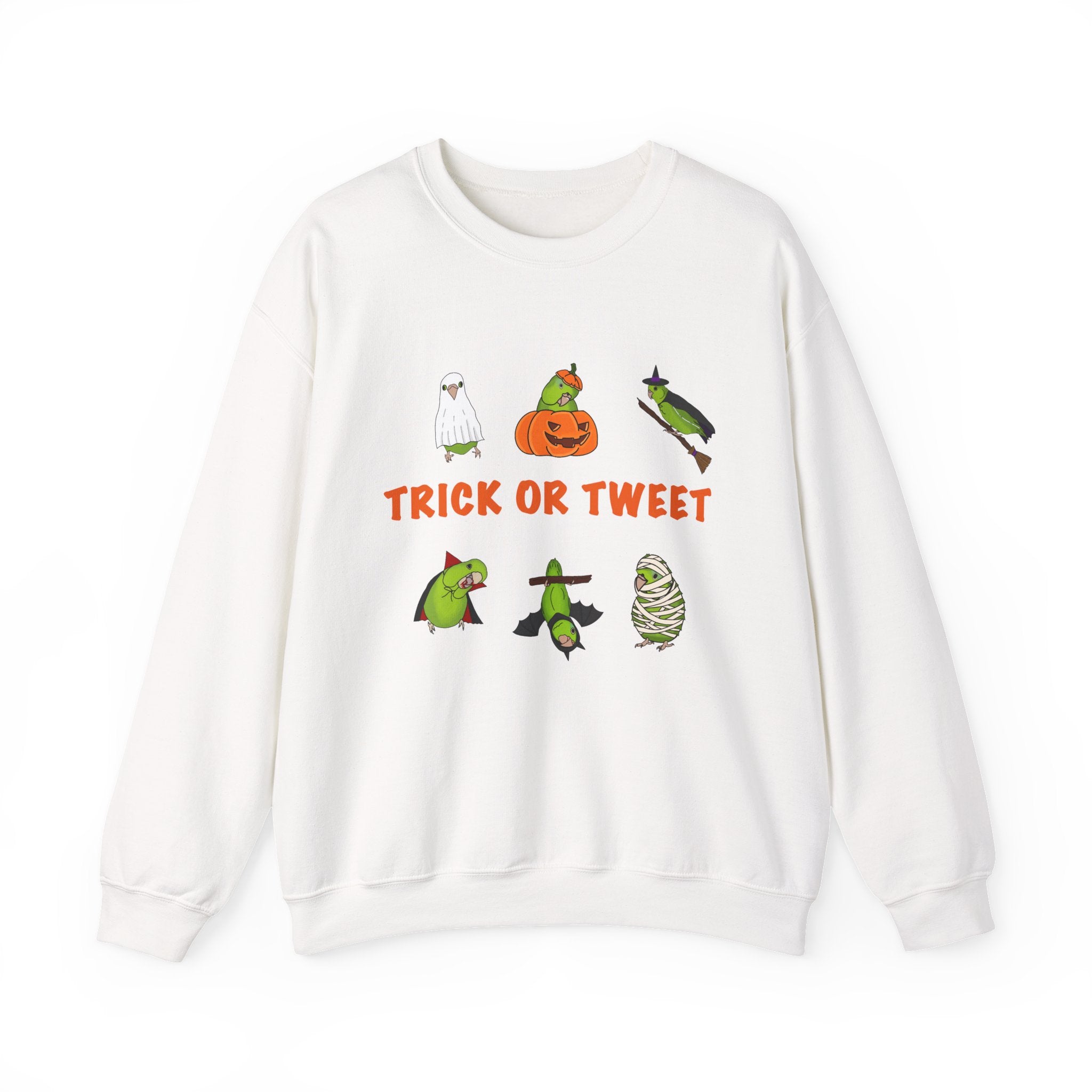 Trick or Tweet Parrotlet : Halloween Bird sweatshirt, Spooky Season Shirt, Fun Bird Lover Tee, Bird Watcher, Gift for - Adults
