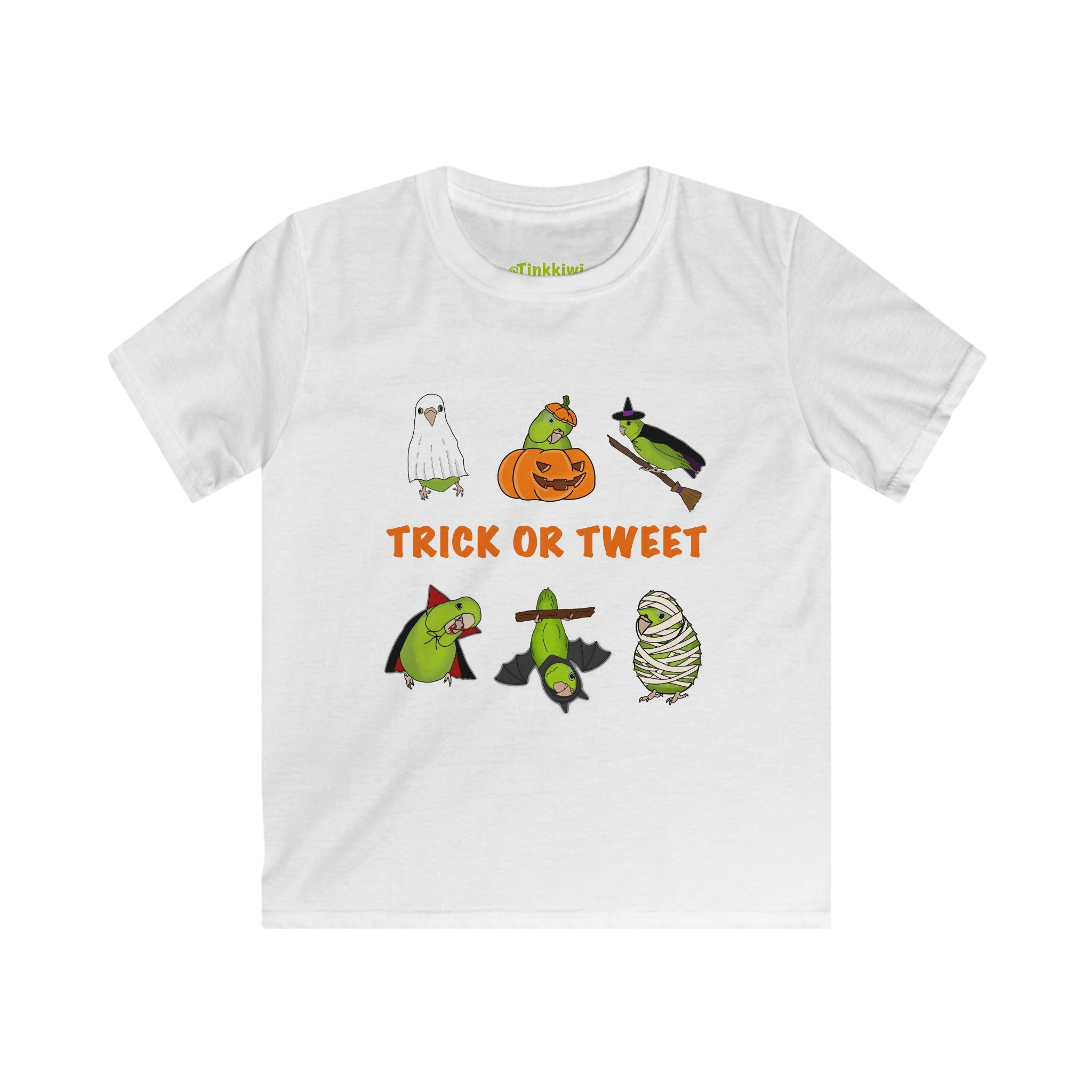 Trick or Tweet Parrotlet : KIDS Halloween Bird Shirt, Spooky Season Shirt, Fun Bird Lover Tee, Bird Watcher, Gift for - KIDS