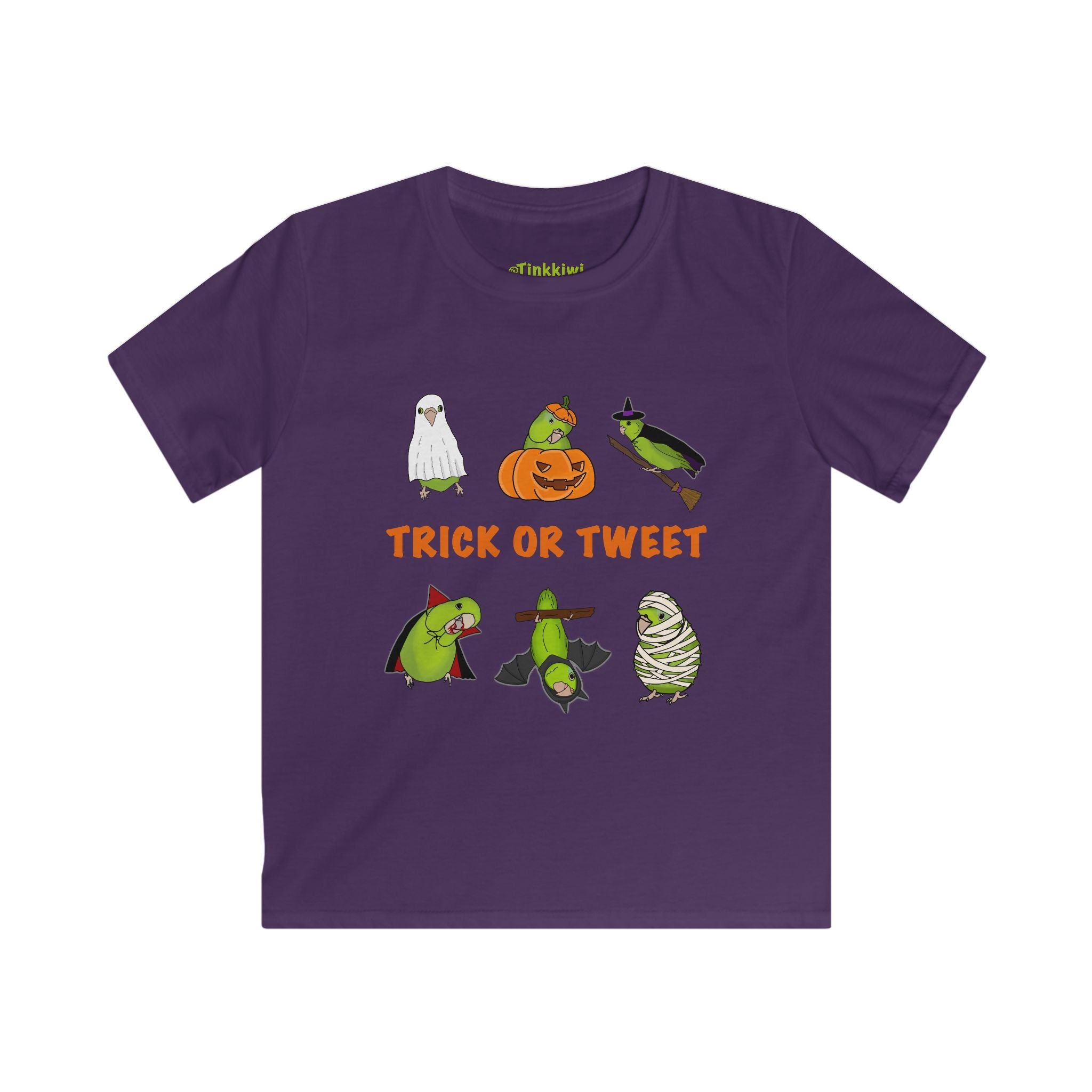 Trick or Tweet Parrotlet : KIDS Halloween Bird Shirt, Spooky Season Shirt, Fun Bird Lover Tee, Bird Watcher, Gift for - KIDS
