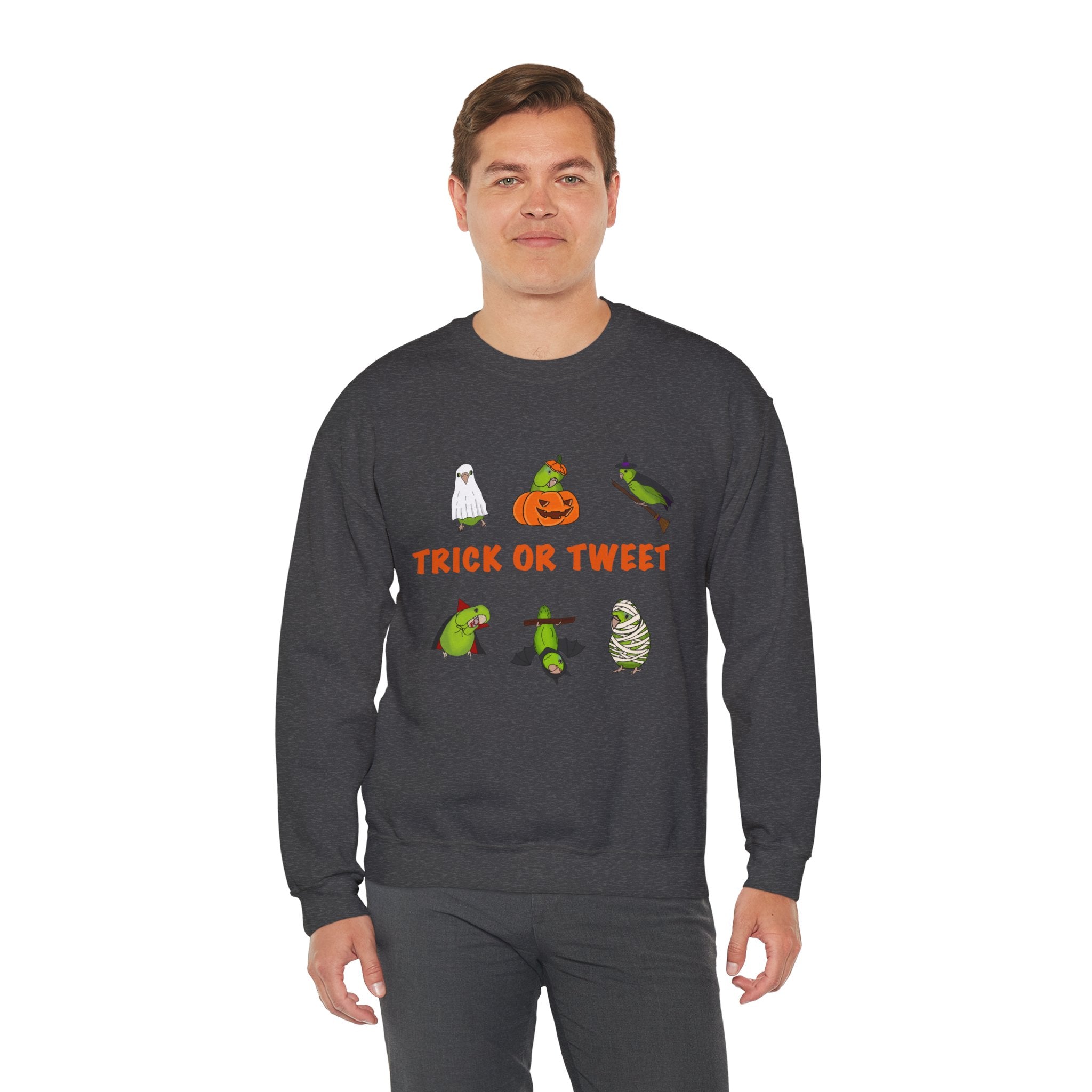 Trick or Tweet Parrotlet : Halloween Bird sweatshirt, Spooky Season Shirt, Fun Bird Lover Tee, Bird Watcher, Gift for - Adults